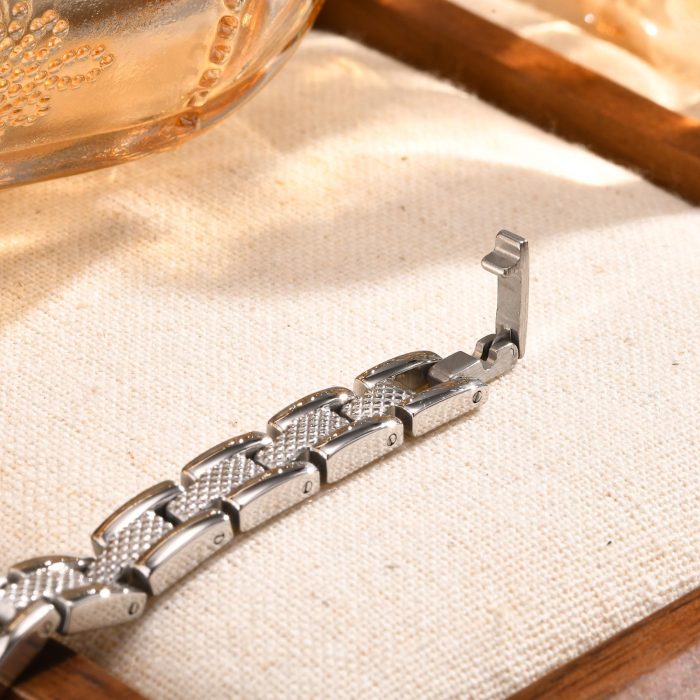 Wholesale Stainless Steel Engravable Emergency Medical ID Bracelet for Men