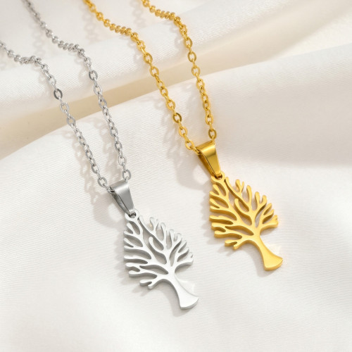 Wholesale Stainless Steel Tree of Life Pendant Necklace
