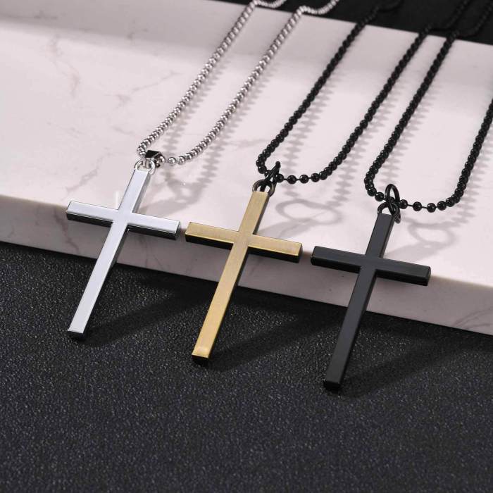 Wholesale Alloy Cross Necklace