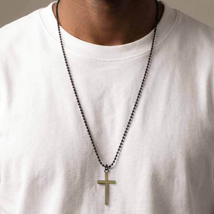 Wholesale Alloy Cross Necklace
