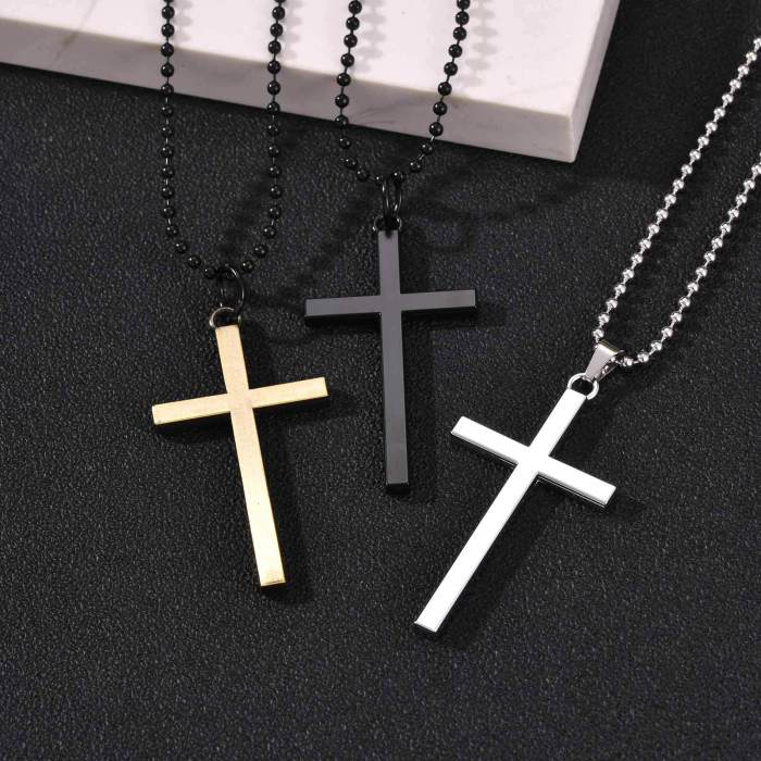 Wholesale Alloy Cross Necklace