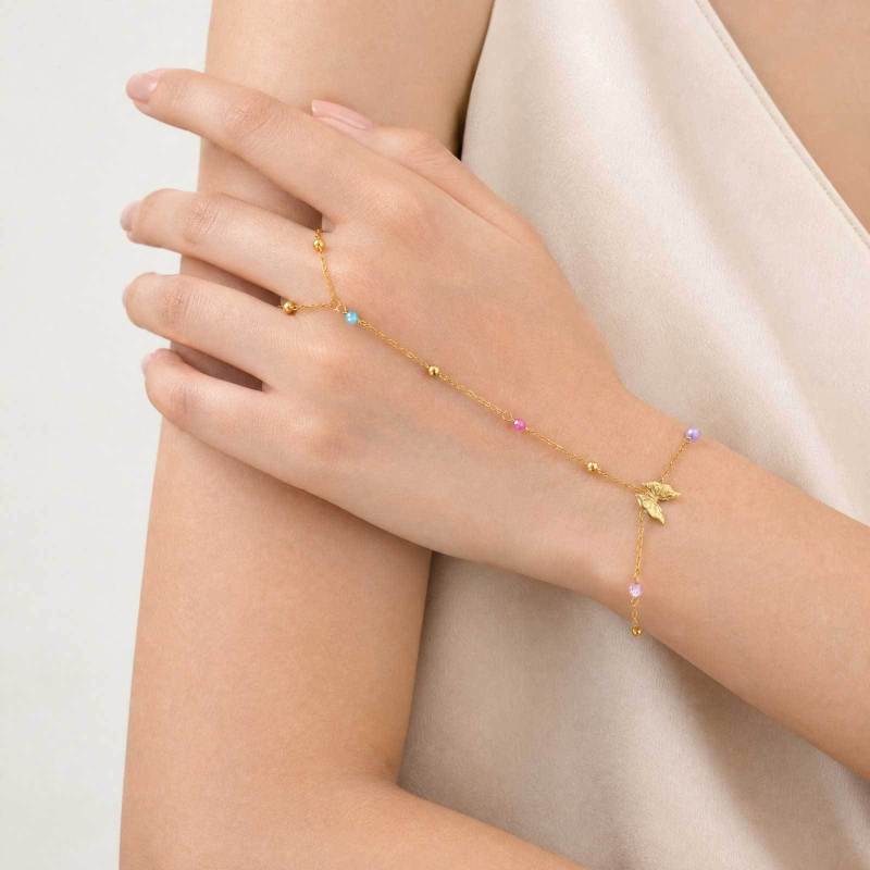 Wholesale Stainless Steel Hand Harness Slave Bracelet