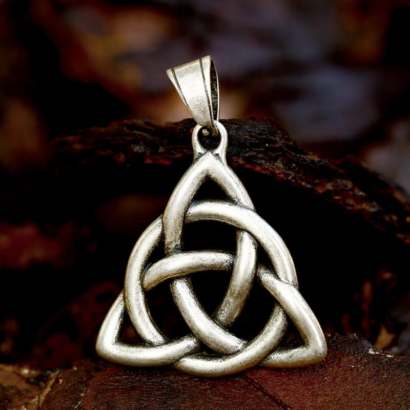 Wholesale Stainless Steel Celtic Trinity Knot Symbol Statement Pendant