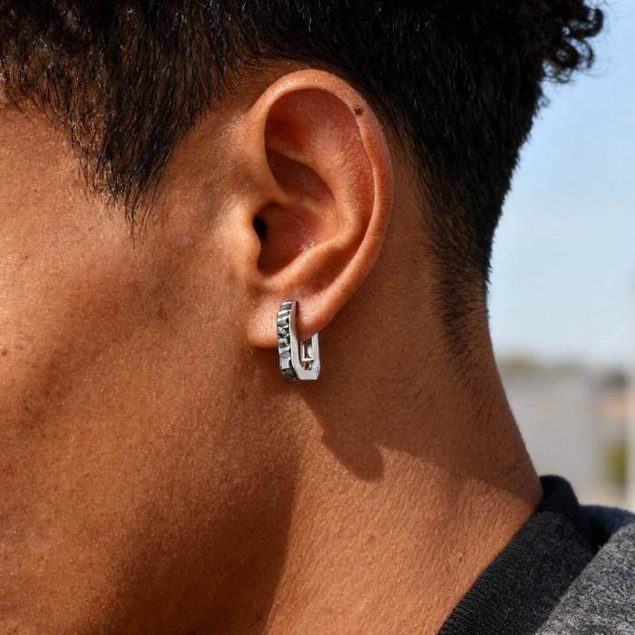 Wholesale Stainless Steel CZ Huggie Earrings