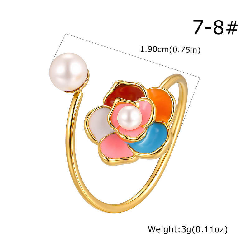 Wholesale Waterproof Camellia Flower Pearl Jewelry Collection