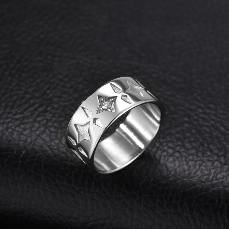 Wholesale Stainless Steel Starburst Ring