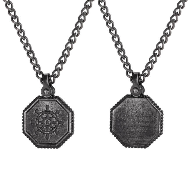 Wholesale Stainless Steel Ship Wheel Pendant
