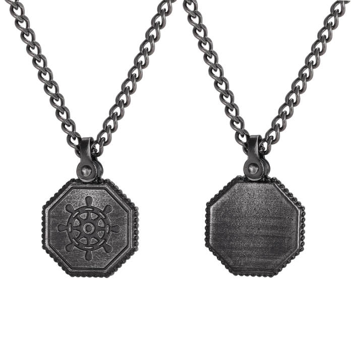 Wholesale Stainless Steel Ship Wheel Pendant