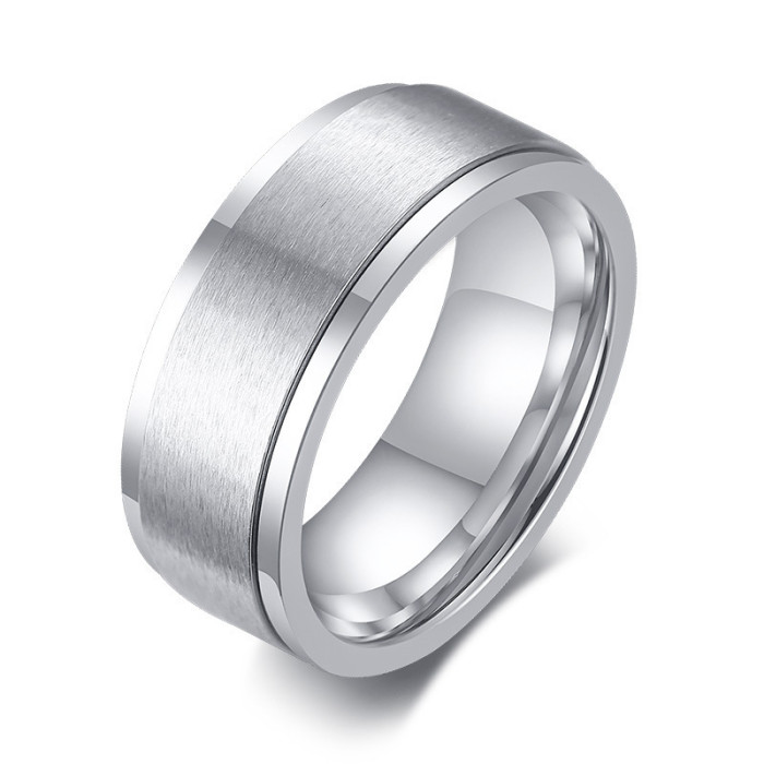 Wholesale Stainless Steel Black Ring Band