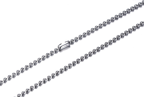 Wholesale Stainless Steel Ball Chain Necklace