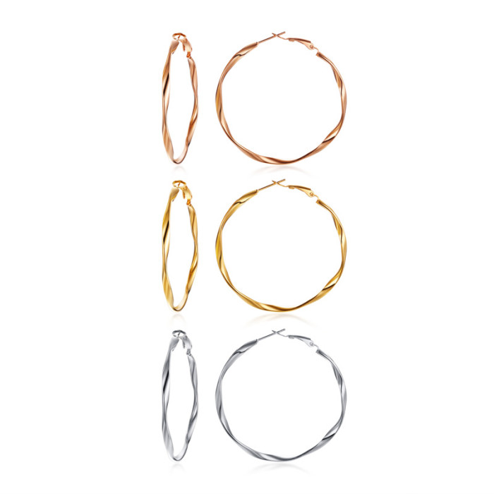 Wholesale Stainless Steel Hoop Earring Fashion