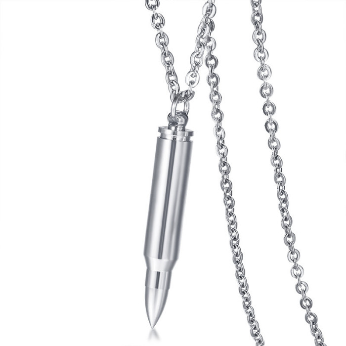 Wholesale Stainless Steel Bullet Ashes Pendant