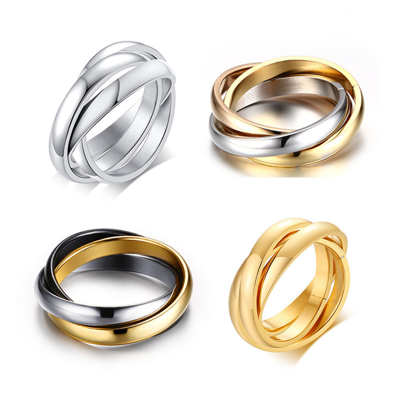 Wholesale Stainless Steel Classical Tricyclic Rings
