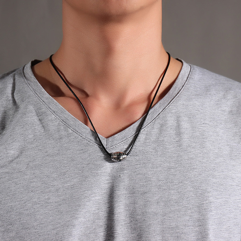 Wholesale Stainless Steel Mens Yin Yang Necklace