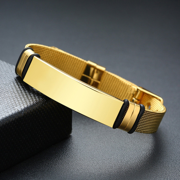 Wholesale Stainless Steel Blank Bracelets for Engraving