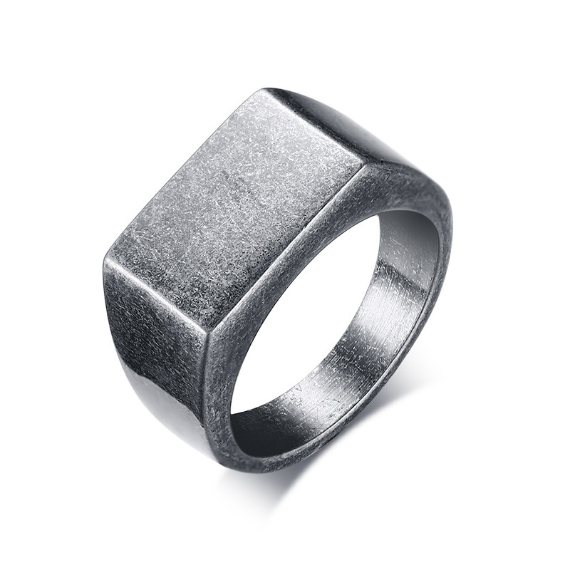 Wholesale Stainless Steel Mens Blank Ring
