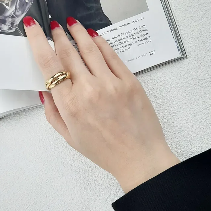 Wholesale Stainless Steel Classical Tricyclic Rings