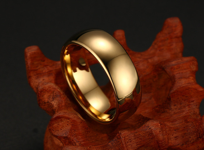 Wholesale Dome Comfort fit Tungsten 8mm Wedding Band