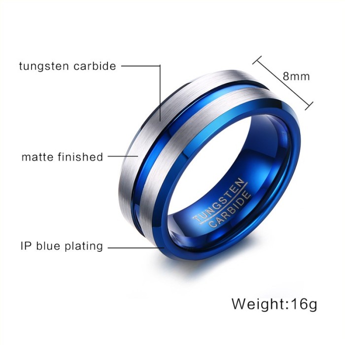Wholesale 8MM Tungsten Rings from China