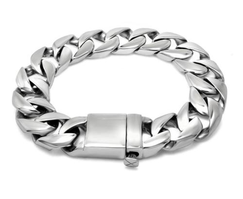Wholesale Stainess Steel Mens Link Biker Bracelet