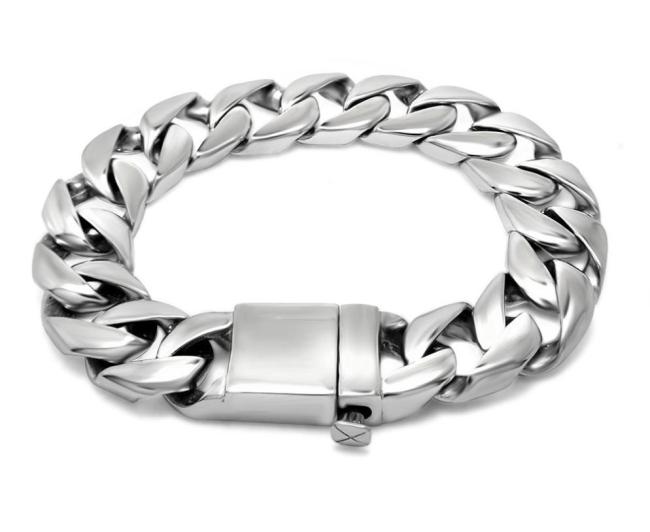 Wholesale Stainess Steel Mens Link Biker Bracelet