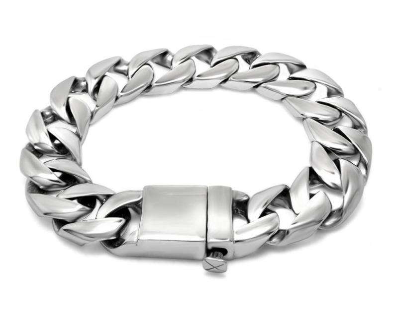 Wholesale Stainess Steel Mens Link Biker Bracelet