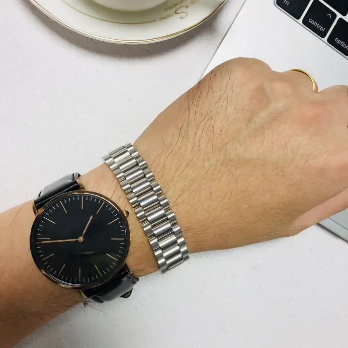 Wholesale Stainless Steel Gold Plated Bracelet Watch Band