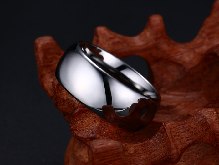 Wholesale Dome Comfort fit Tungsten 8mm Wedding Band
