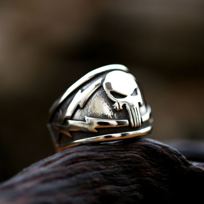 Wholesale Stainless Steel Style Skull Ring