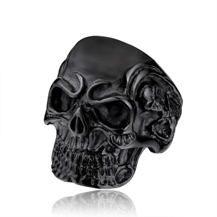 Wholesale Stainless Steel Skeleton Skull Ring