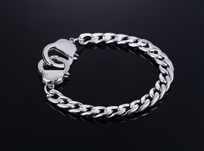 Wholesale Stainless Steel Lock Cuffed Bracelets Online