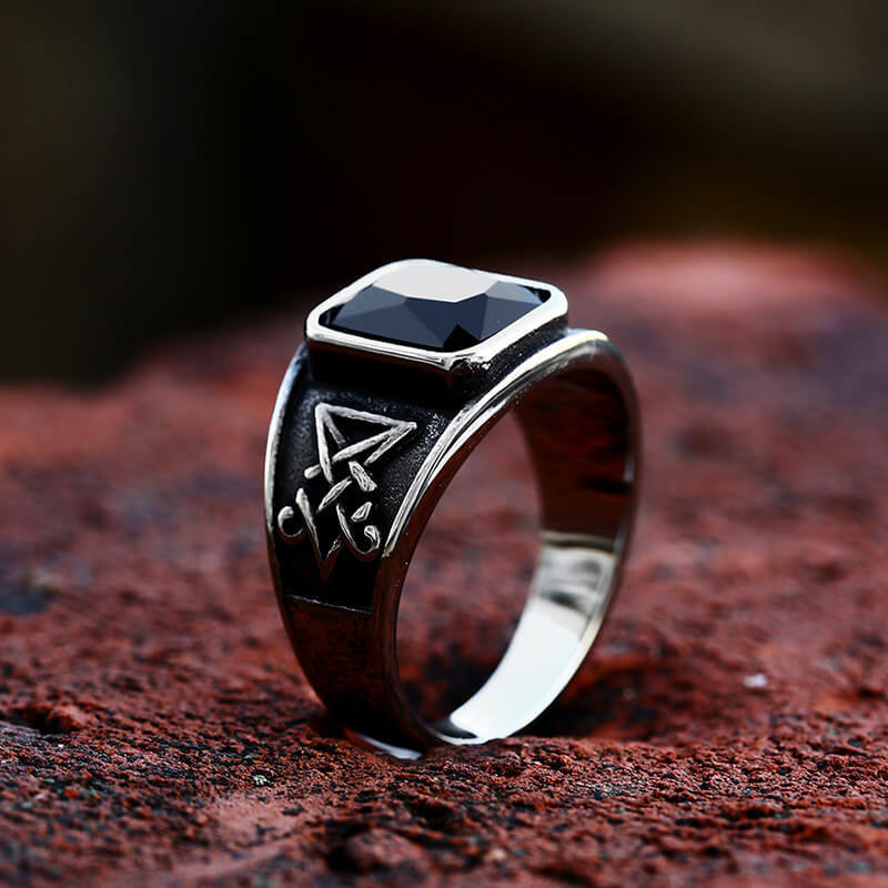 Wholesale Stainless Steel Gemstone Ring