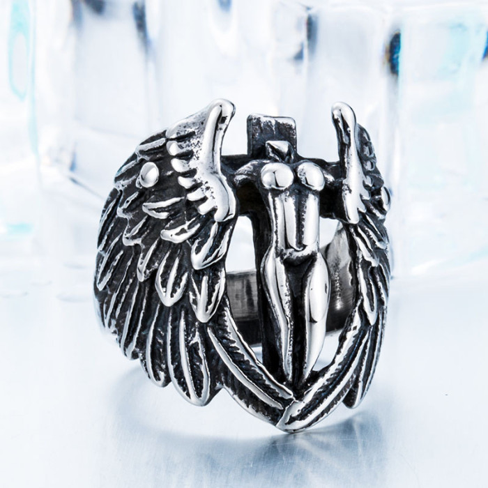 Wholesale Stainless Steel Biker Rings for Sale