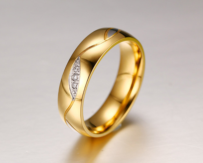 Wholesale Stainless Steel Women and Men Wedding Rings