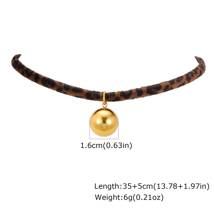 Wholesale Leopard Print Choker Necklaces