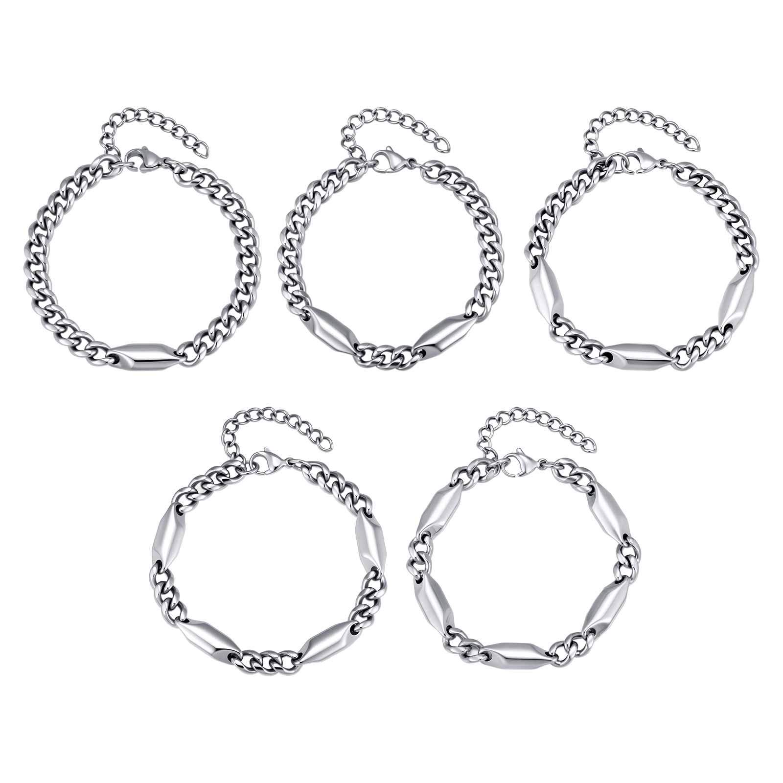 Faceted tube Cuban link bracelet from JC Fashion Jewelry Faceted tube Cuban link bracelet from JC Fashion Jewelry