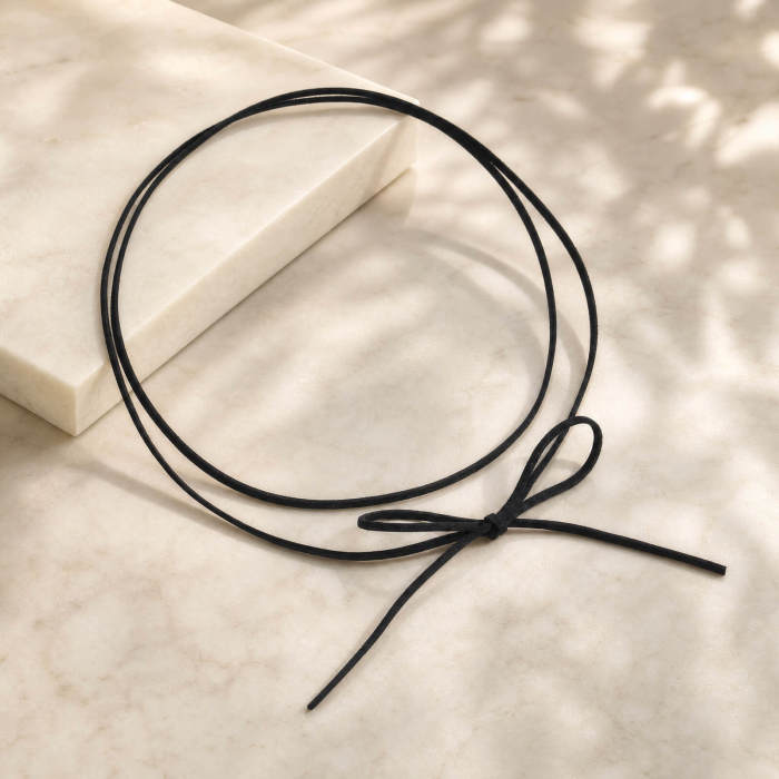 Wholesale Black Velvet Bow Tie Choker Necklace