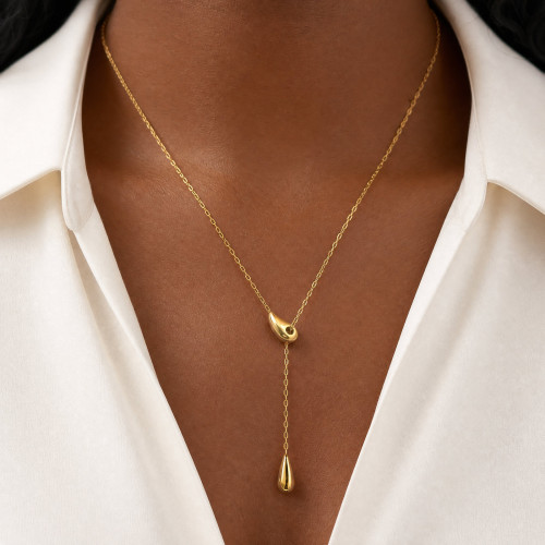 Wholesale Stainless Steel Adjustable Y Lariat Necklaces