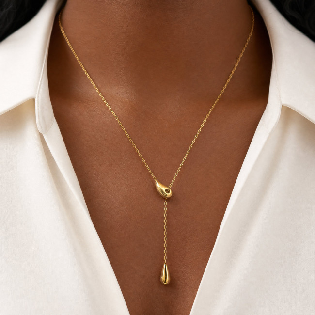 Wholesale Stainless Steel Adjustable Y Lariat Necklaces