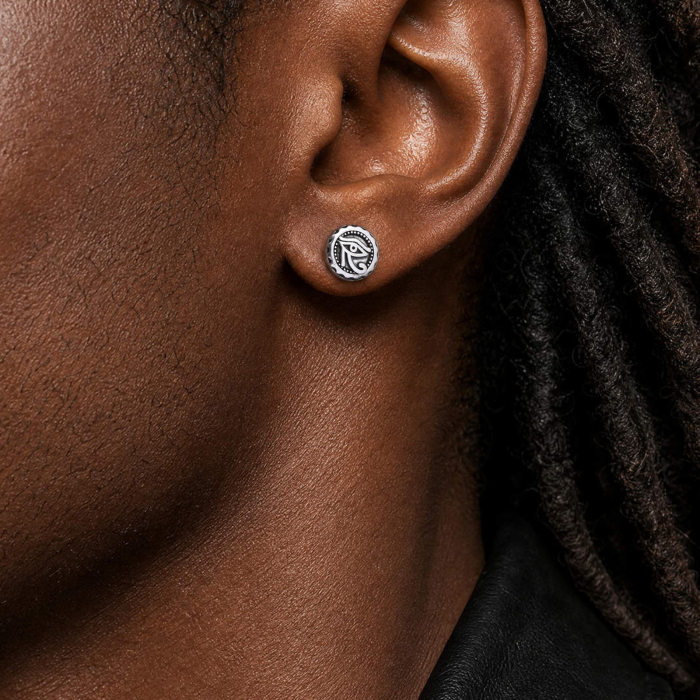 Wholesale Stainless Steel Eye of Horus Stud Earrings