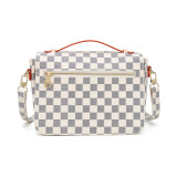 GOWELL Checkered Tote Shoulder Crossbody Bag Hobo Purses and Handbags with inner pouch - Women PU Vegan Leather