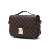 GOWELL Checkered Tote Shoulder Crossbody Bag Hobo Purses and Handbags with inner pouch - Women PU Vegan Leather