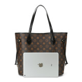 GOWELL Checkered Women Top Famous Designer Leather Handbags Luxury Shoulder Bags Classic Tote For Lady Large Capacity Shopping Travel Handle Totes Bags
