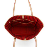 GOWELL Checkered Women Top Famous Designer Leather Handbags Luxury Shoulder Bags Classic Tote For Lady Large Capacity Shopping Travel Handle Totes Bags