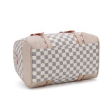 GOWELL Top Brand Duffles Fashion Luggage Bag Women Luxury Famous Designer Travel Bags PU Leather Handbags For Lady