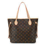 GOWELL Checkered Women Top Famous Designer Leather Handbags Luxury Shoulder Bags Classic Tote For Lady Large Capacity Shopping Travel Handle Totes Bags