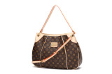 GOWELL Checkered Ladies PU Travel Fashion Simple Tote Bag Shoulder Bag Crossbody Bag