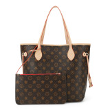 GOWELL Checkered Women Top Famous Designer Leather Handbags Luxury Shoulder Bags Classic Tote For Lady Large Capacity Shopping Travel Handle Totes Bags