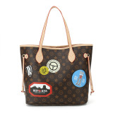 GOWELL Checkered Women Top Famous Designer Leather Handbags Luxury Shoulder Bags Classic Tote For Lady Large Capacity Shopping Travel Handle Totes Bags