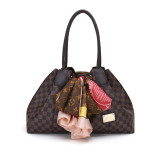GOWELL Checkered Women PU Totes Designers Luxury Handbags Women Shoulder Bags Female Top-handle Bags Fashion Handbags